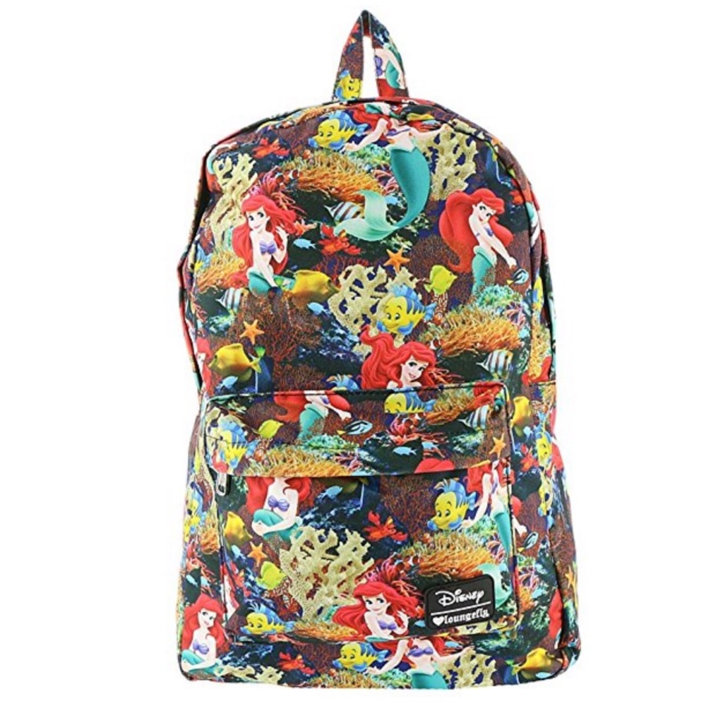 NWOT Disney Ariel Photo Real Backpack